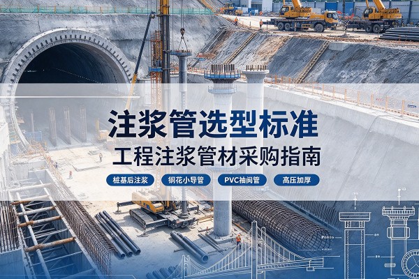 高明注浆管选型标准