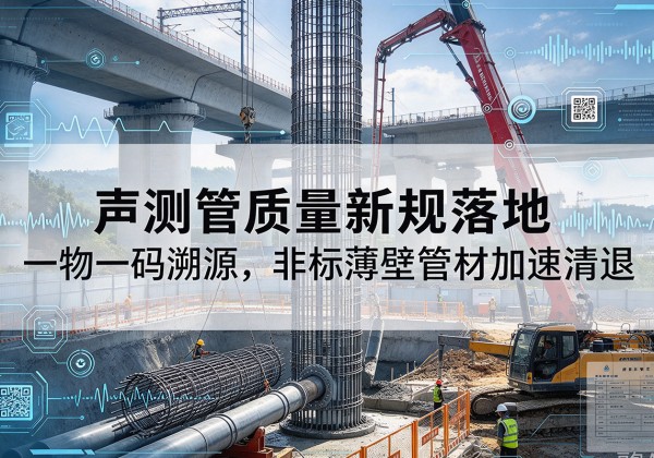 高明声测管质量新规落地，一物一码溯源，非标薄壁管材加速清退
